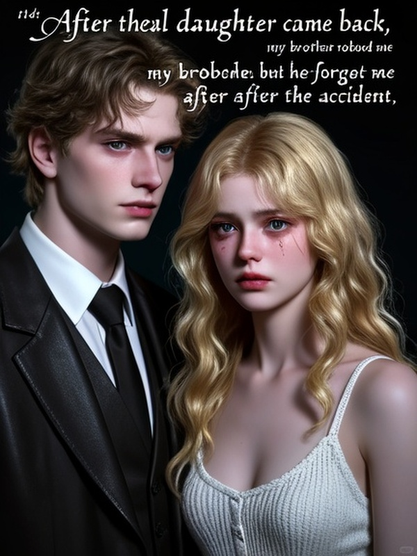 After the real daughter came back, my brother robbed me, but he forgot me after the accident.