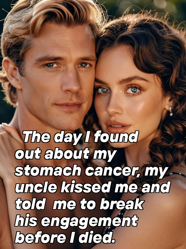 The day I found out about my stomach cancer, my uncle kissed me and told me to break his engagement before I died.